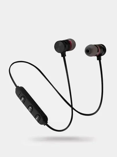 Беспроводные Bluetooth Наушники Sports Sound Stereo серебристые