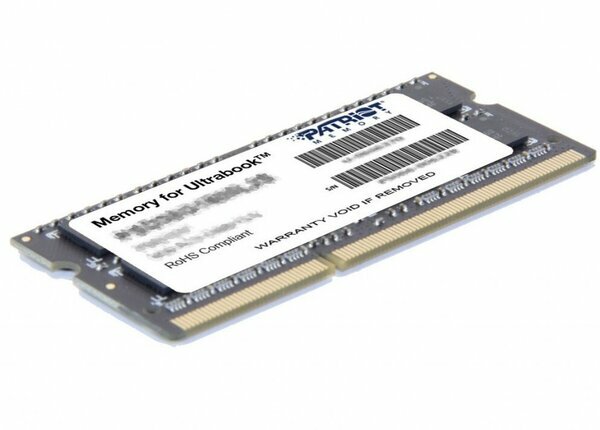 Оперативная память Patriot Memory SL 4 ГБ DDR3L 1600 МГц SODIMM CL11 PSD34G1600L2S