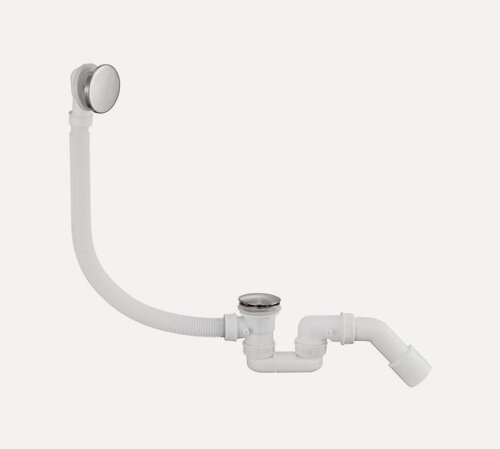 Изображение товара Автоматический слив-перелив для ванны Grocenberg GB230NK, цвет: Никель