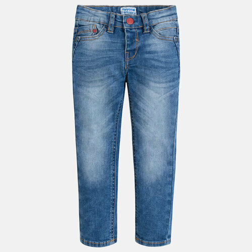 Джинсы Mayoral, размер 98 (3 года), синий джинсы mayoral размер 98 3 года синий