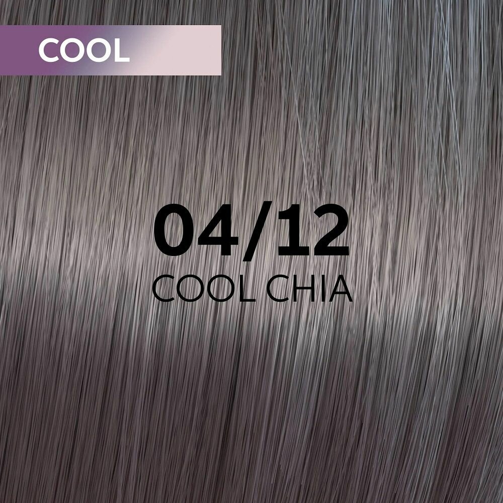 Wella Professionals Shinefinity 04/12 Гель-крем краска - Холодный чиа, 60 мл — фото 1