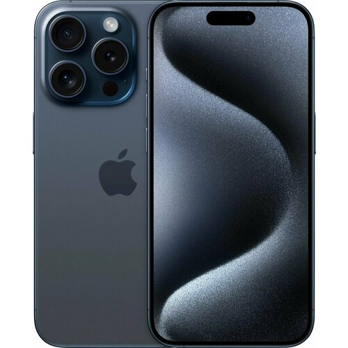 Смартфон Apple iPhone 15 Pro 256 ГБ Dual nano SIM eSIM синий титан 134790₽
