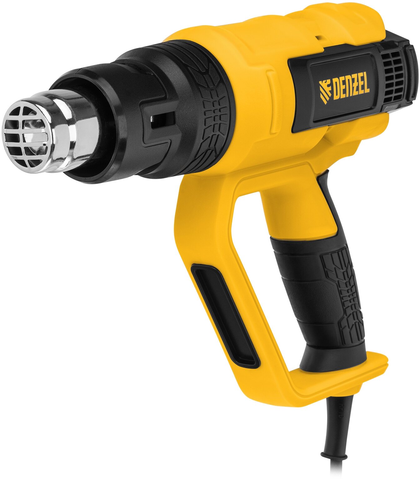 Строительный фен Denzel HG-2000M, 2000 Вт желтый