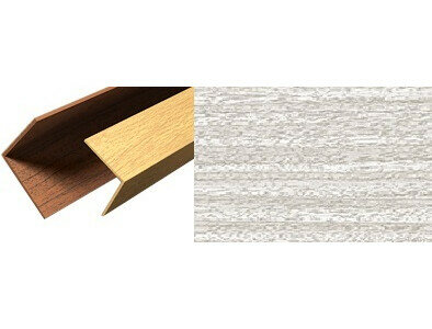 Угол отделочный наружный ПВХ панельпласт 40х40 мм 27 м Ясень белый