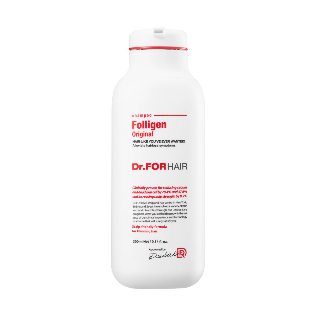 Шампунь «Фоллиген» с действием против всех видов выпадения волос Dr. For Hair Folligen Shampoo, 300 мл