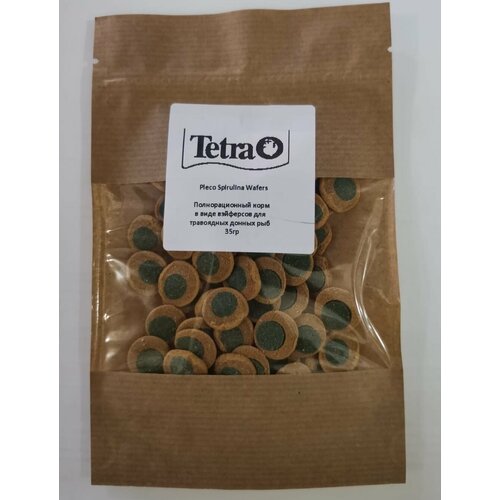 Корм для рыб Tetra Pleco Spirulina Wafers 35г/83,5мл таблетки