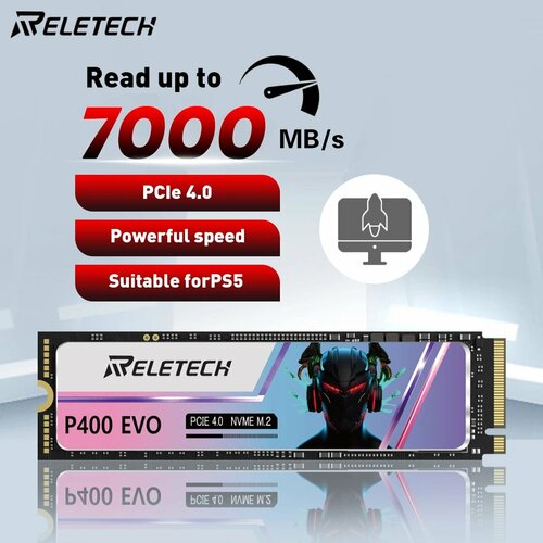 SSD-накопитель Reletech P400 EVO, PCIE4.0, 2 Тб