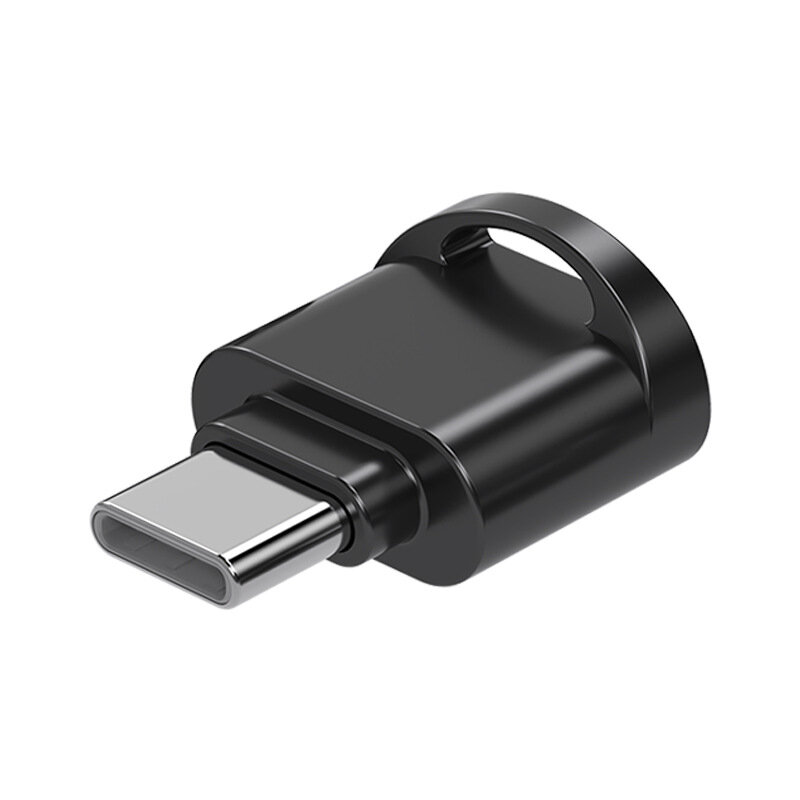 Кард-ридер Mini tf, для Huawei, Android, otg3.0, черный, овальный, TYPE-C