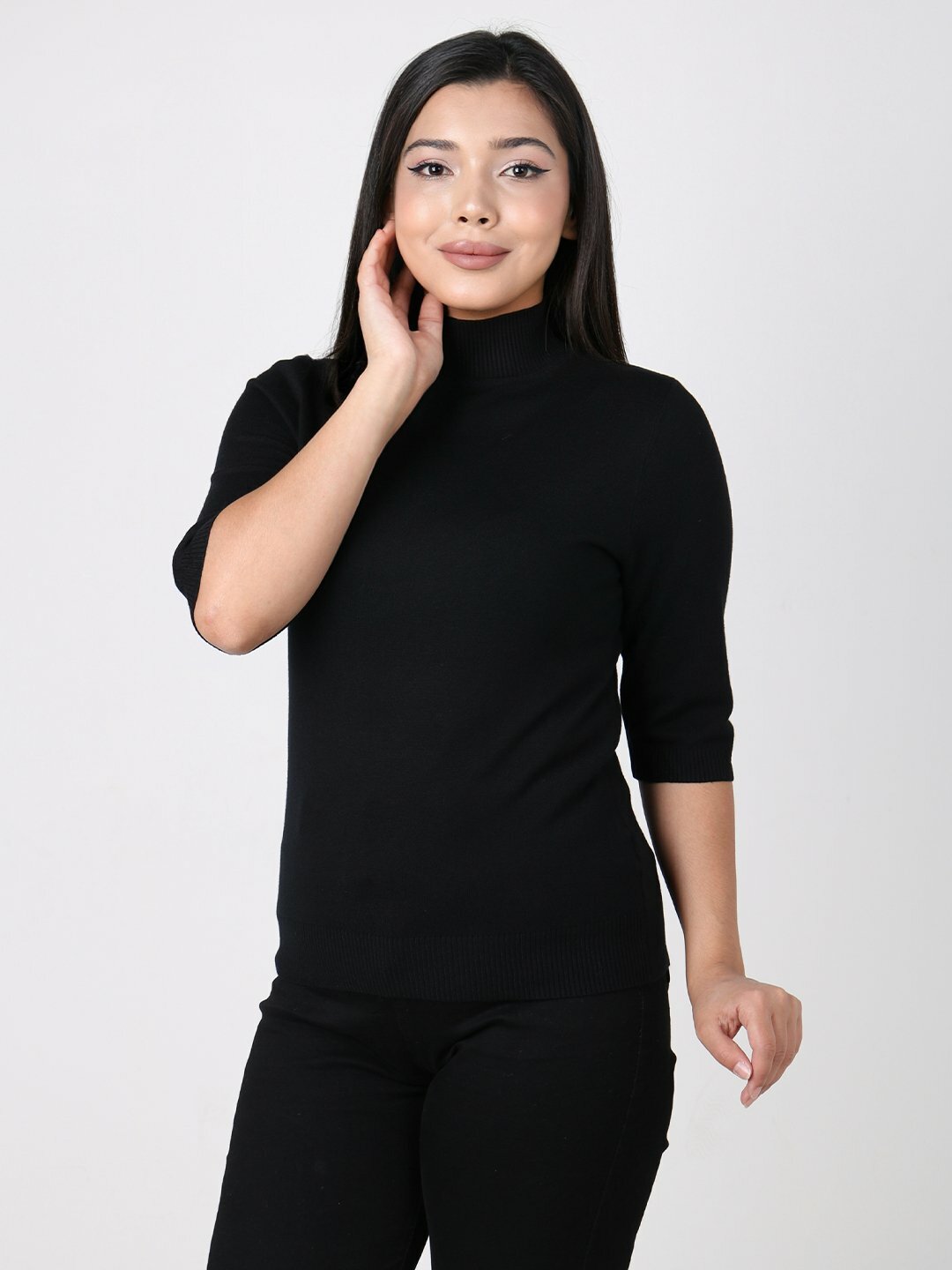 Водолазка , размер OneSize, черный — фото 1