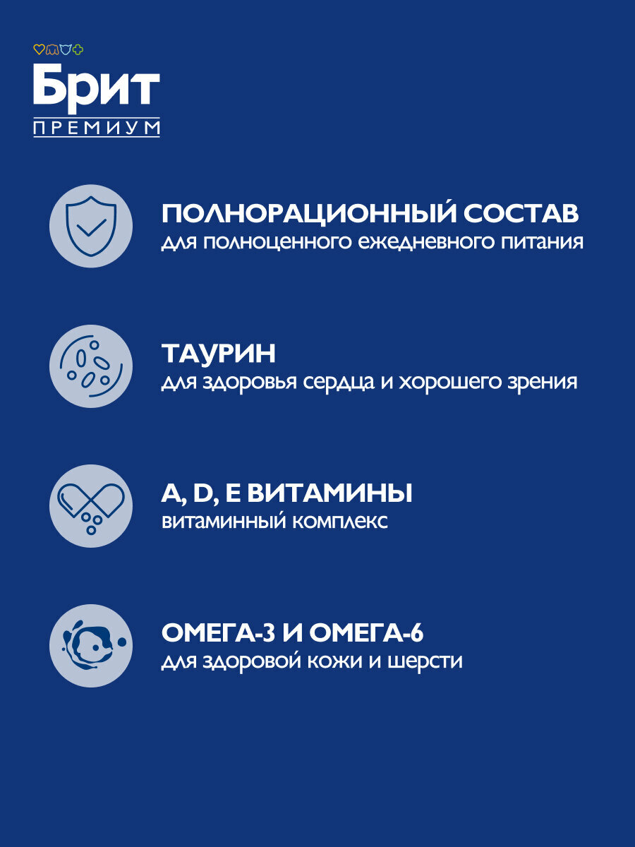 Влажный корм для собак. Пауч для щенков всех пород, Телятина в соусе, 85г, 14 шт BRIT PREMIUM — фото 1