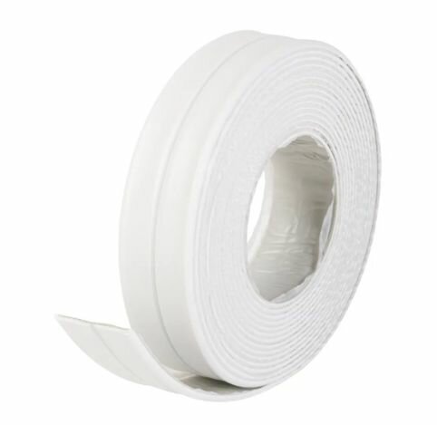 Бордюрная лента для ванной MONLID 22 мм 3.35 м цвет белый