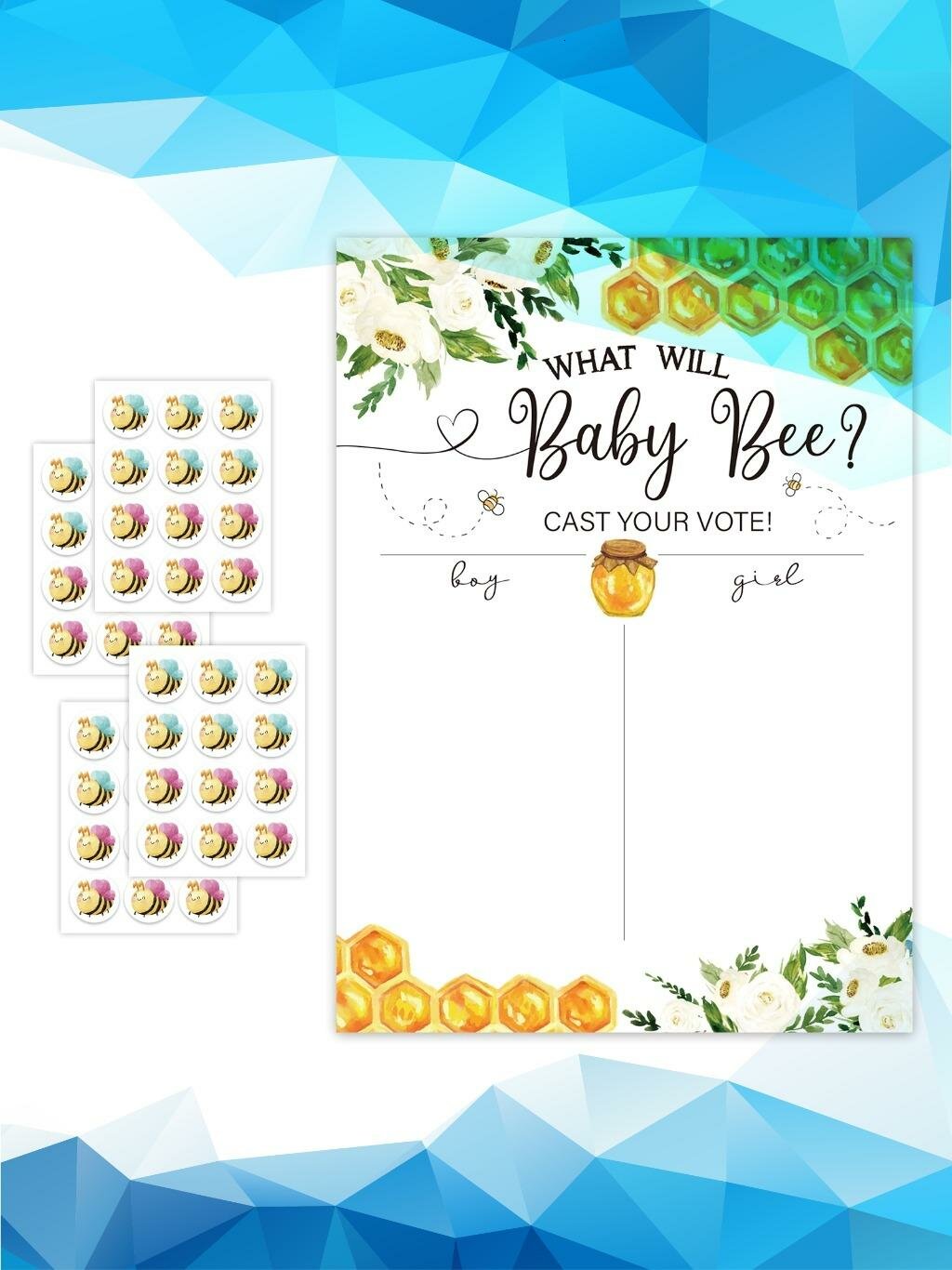 Плакат для угадывания пола ребенка