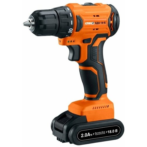 Дрель-шуруповерт аккумуляторная Спец БДА-18-Б 6021₽