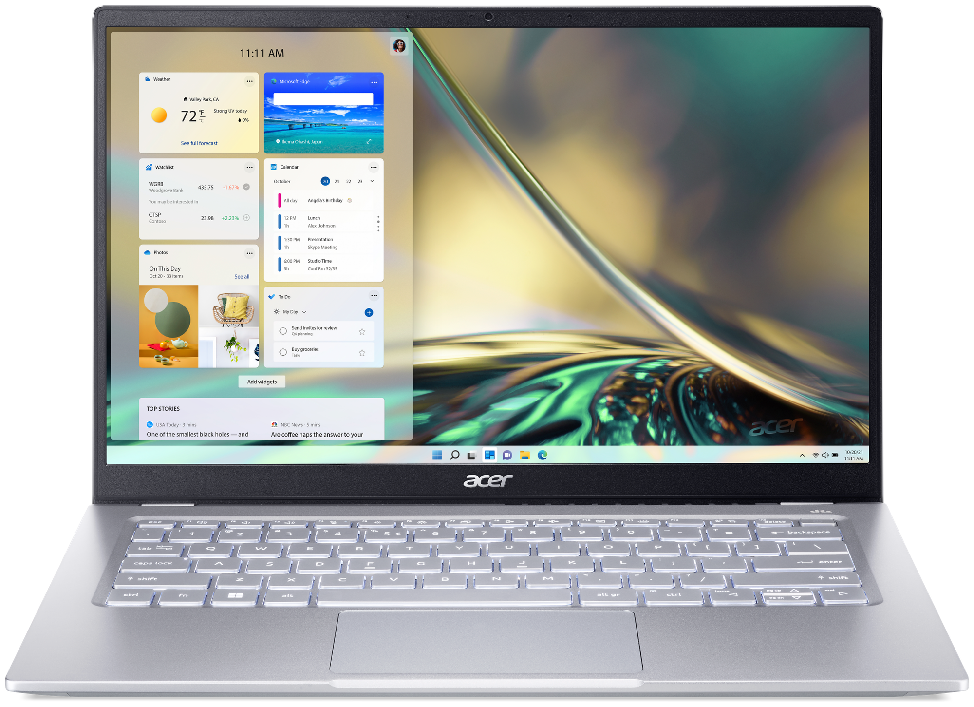 Ноутбук Swift 3 SF314-44-R8UH NX.K0UER.004 5625U 2300 МГц 14"