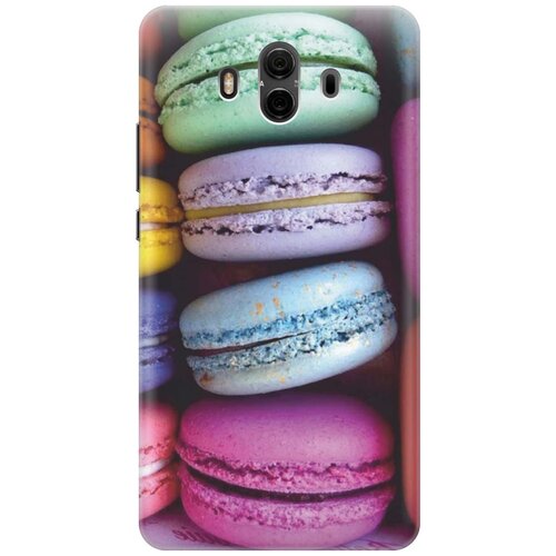 фото Cиликоновый чехол на huawei mate 10 / хуавей мейт 10 с принтом "макаруны" gosso