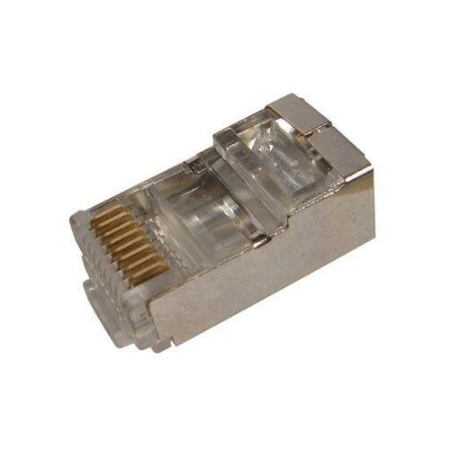 Джек комп. RJ45 8P-8C кат.5е (с экраном) (уп.100шт) 05-1023 Rexant ( 9 упак.) джек комп 8p 8c кат 5е уп 100шт 05 1021 rexant 9 упак