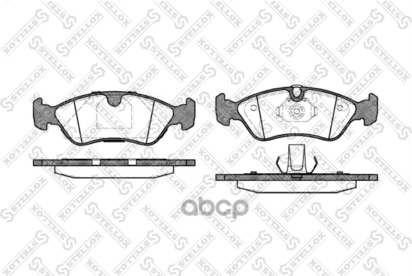 297 050-Sx_=286 50=Fdb1067 ! Колодки Дисковые П Opel Vectra B 1.6I/1.8I 16V/1.7Td 95-02 Stellox арт. 297 050-SX