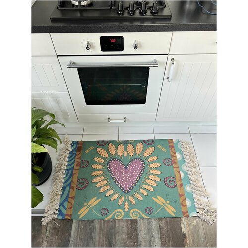 Коврик прикроватный 60*90 см в ЭКО-стиле/Коврик для ванной/Коврик в детскую