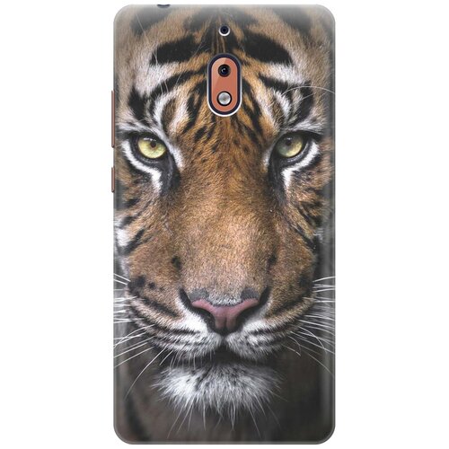 фото Re:pa накладка transparent для nokia 2.1 с принтом "тигр"