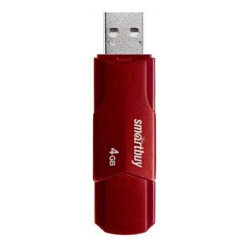 Smart Buy USB 4GB CLUE Red память usb 8gb smart buy clue бордовый 2 0 sb8gbclu bg