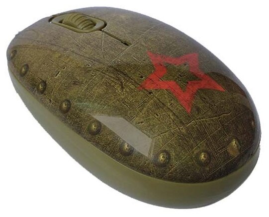 Мышь CBR Tank Battle Brown USB, коричневый