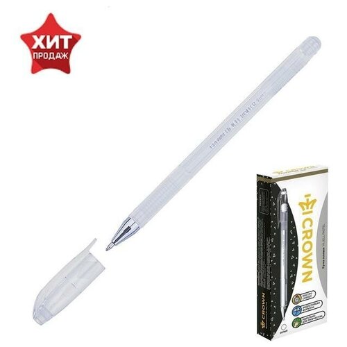Ручка гелевая цветная HJR-500P, чернила пастель белая, узел 0.7 мм ручка гелевая пастель белая crown 0 7 мм 505686