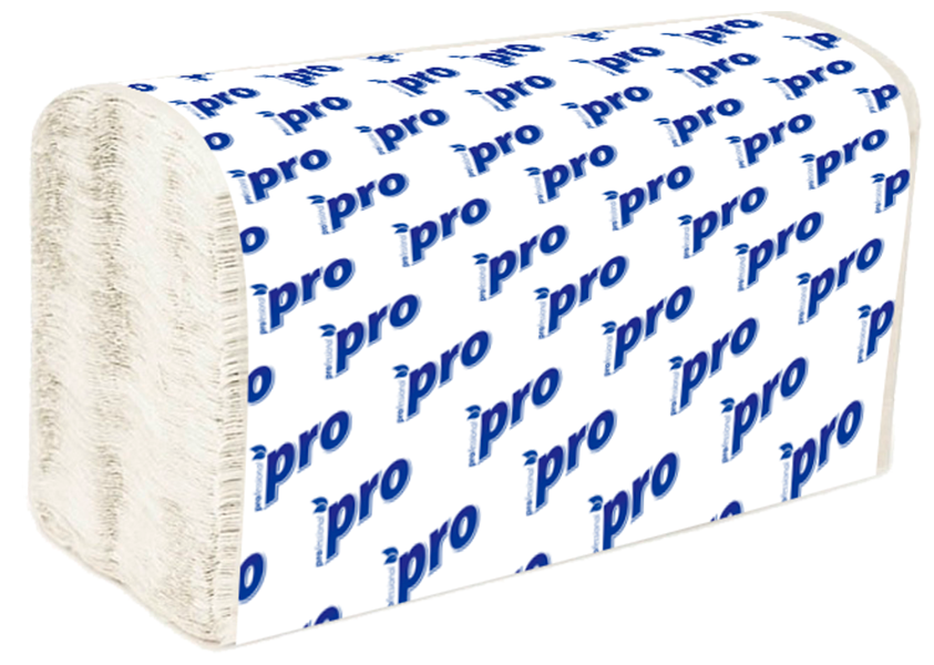 Бумажные полотенца для диспенсеров Protissue V-сложения 1-слойные 20 пачек по 250 листов (артикул производителя C192)