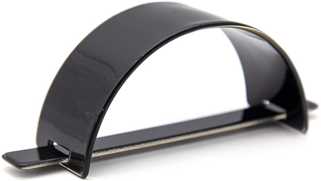 Подхват заколка для штор, 14*4*5 см, пластиковый, Айрис (черный) — фото 1