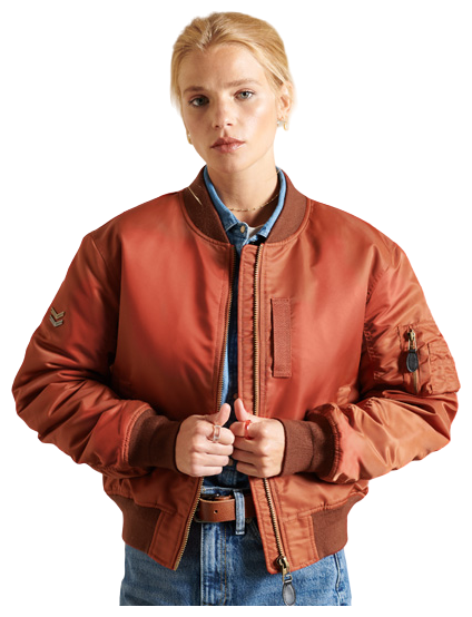 Повседневная куртка, SuperDry, артикул: W5010916A, Цвет 11M Burnt Orange, Размер 16