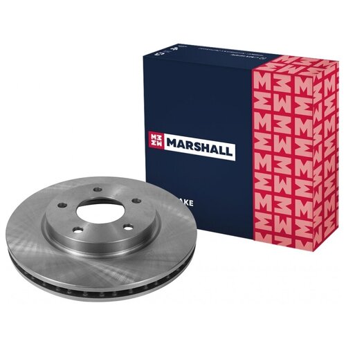 фото Тормозной диск передний marshall m2000444 для mitsubishi lancer viii (cs, cx, cy) 07-, mitsubishi asx 10-, dodge caliber 06- // кросс-номер trw df4933 // oem 5105513aa; 5105513aa; mn116330; 4615a190; 4615a115; mn116329