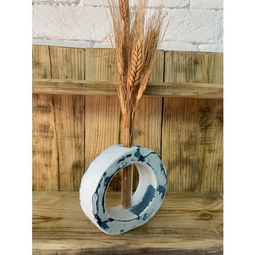 Лофт ваза с колбой для цветов