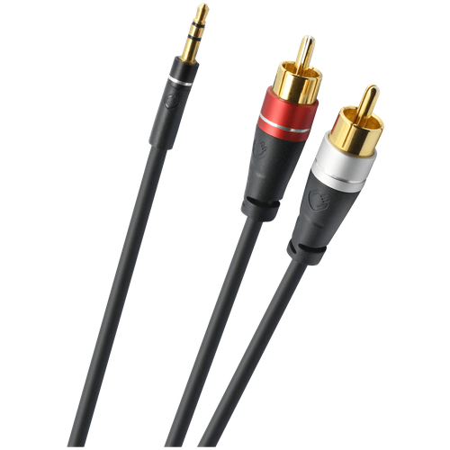 Кабели межблочные аудио Oehlbach Кабель межблочный Select Audio Jack RCA Link 2,0m (33191)