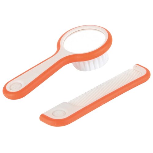 Набор расчесок Bebe confort Brush and comb with mirror коралловый