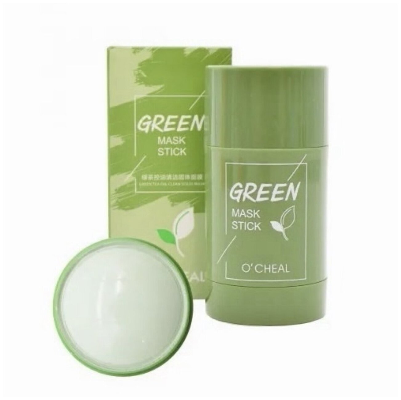 Маска стик от черных точек /против прыщей/с экстрактом зеленого чая/очищающая/зеленая глина/Глиняная маска