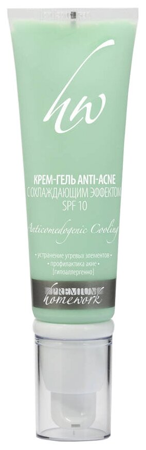 Premium Крем-гель Anti-acne с охлаждающим эффектом, 50 мл