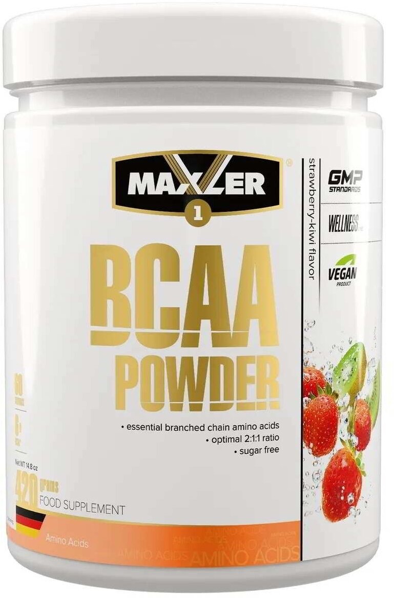 Maxler BCAA Powder EU 420 гр (Maxler) Клубника-киви