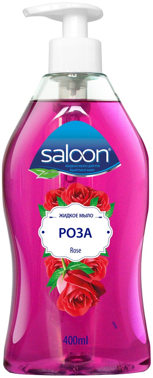 Saloon Мыло жидкое Роза, 400 мл