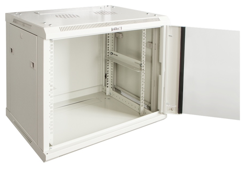 Шкаф коммутационный Lanmaster (TWT-CBWPG-6U-6X8-GY) настенный 6U 600x800мм пер.дв.стекл 60кг серый 368мм IP20 - фото №7