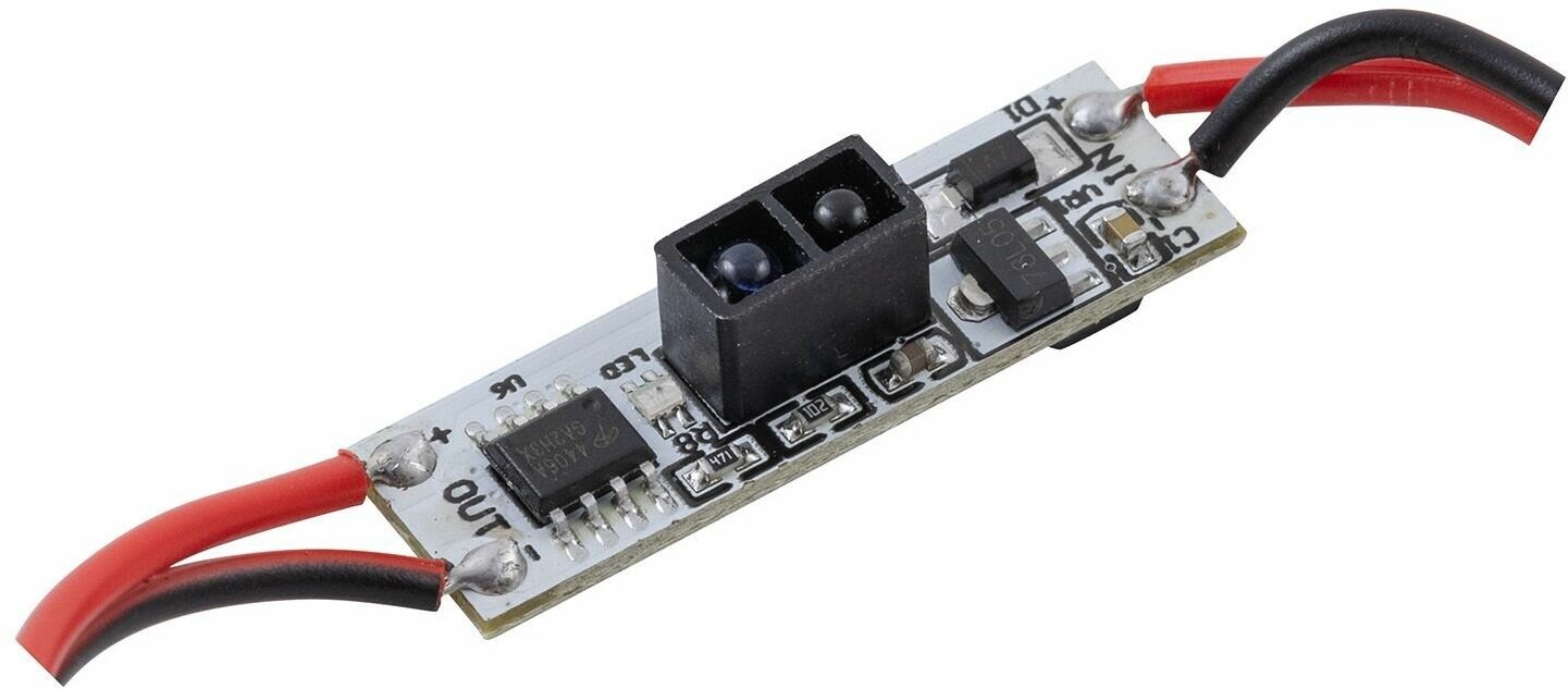 APEYRON ИК выключатель на препятствие в алюм.профиль, 12/24V, 48/96W, IP20, 33x10x4,8мм 04-45 (арт. 849602) - фотография № 1