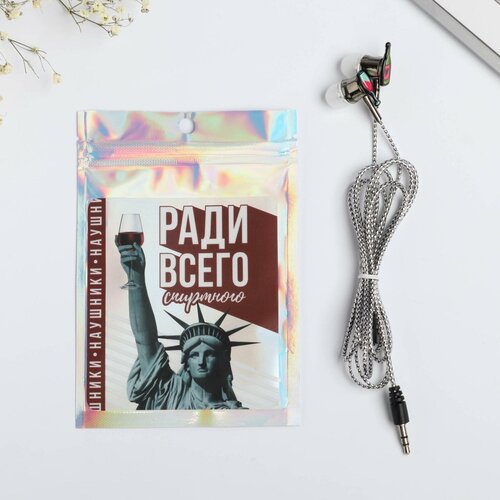 Наушники вакуумные в пакете Ради всего спиртного 10 х 15 см 55700₽