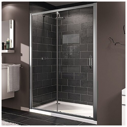 Дверь в нишу Huppe Serie X1 140 140404.069.321 (120404.069.321) профиль Хром стекло прозрачное