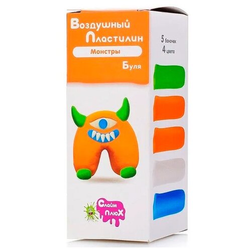Набор ДТ Воздушный Пластилин 5 цв. Монстры 