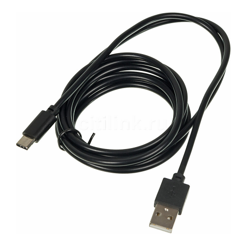 Кабель Digma USB A(m) USB Type-C (m) 2м черный