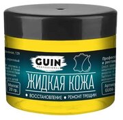 Жидкая кожа (восстановитель) для ремонта изделий из гладкой кожи Guin желтая 20 г