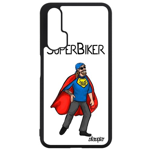 фото Чехол на мобильный honor 20 pro, "супербайкер" шутка юмор utaupia