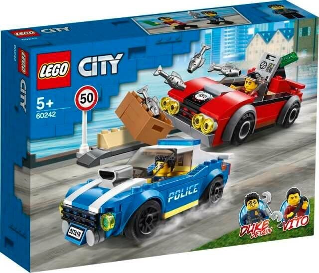 Конструктор LEGO CITY Police Арест на шоссе 60242-L