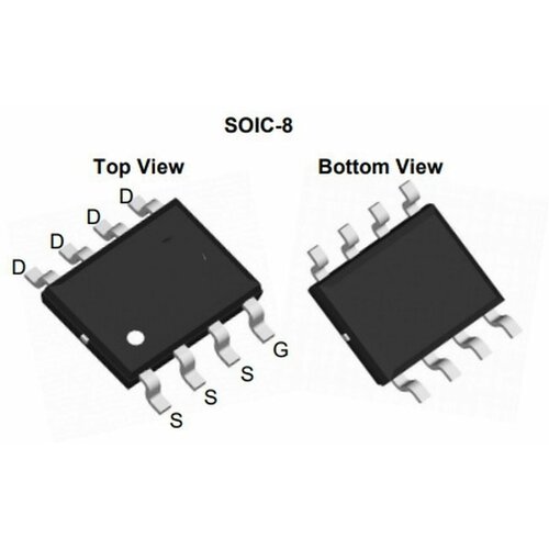 Микросхема AO4484, N-Channel, MOSFET, 40V, 10A, 1 шт.