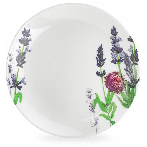 фото Luminarc тарелка десертная lavender 19 см белый