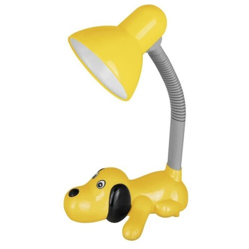 фото Лампа детская camelion smart kd-387 c07, e27, 40 вт, цвет арматуры: серый, цвет плафона/абажура: желтый