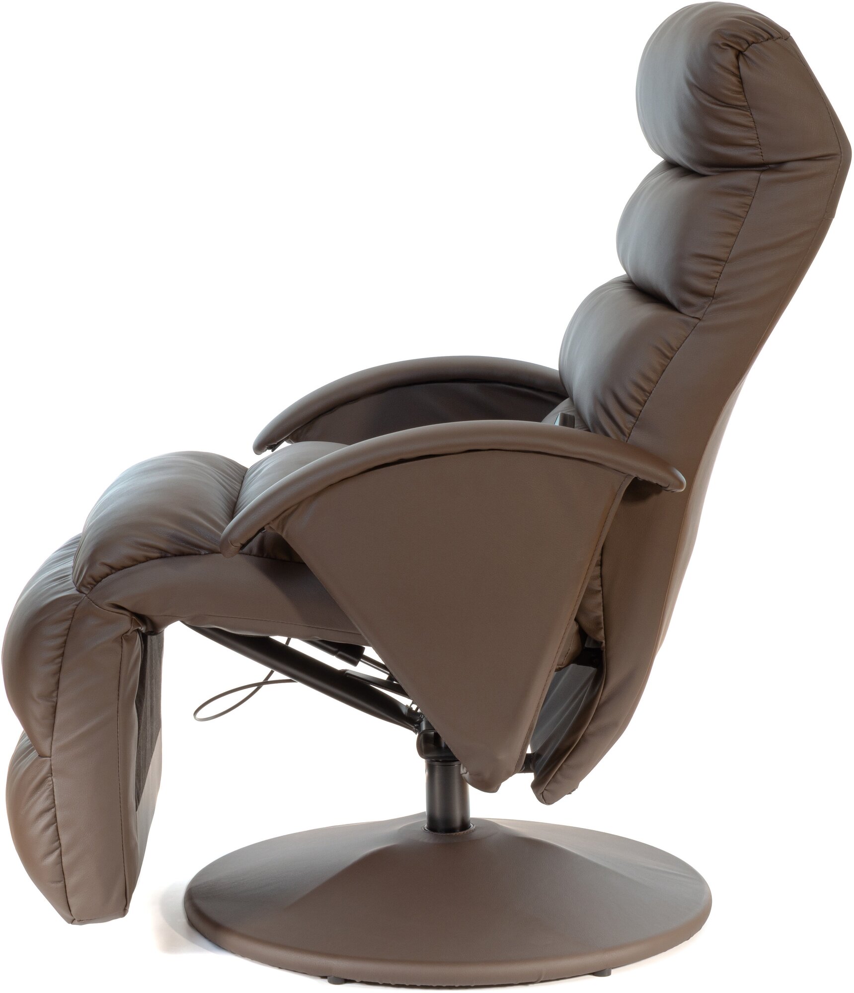 Кресло вибромассажное Angioletto Portofino Brown - фотография № 7